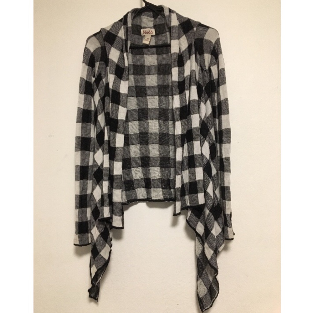 Buffalo plaid cardigan
